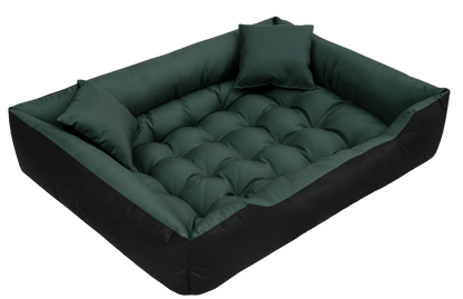 Legowisko dla psa kojec ECCO 115x95 cm wodoodporne zielone - | yesplease