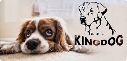 Legowisko dla psa kojec KINGDOG 75x65 cm personalizowane wodoodporne kości srebrne - | yesplease