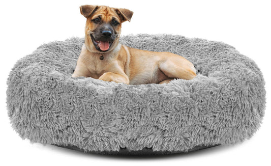 Legowisko shaggy 60cm jasnoszary - | yesplease