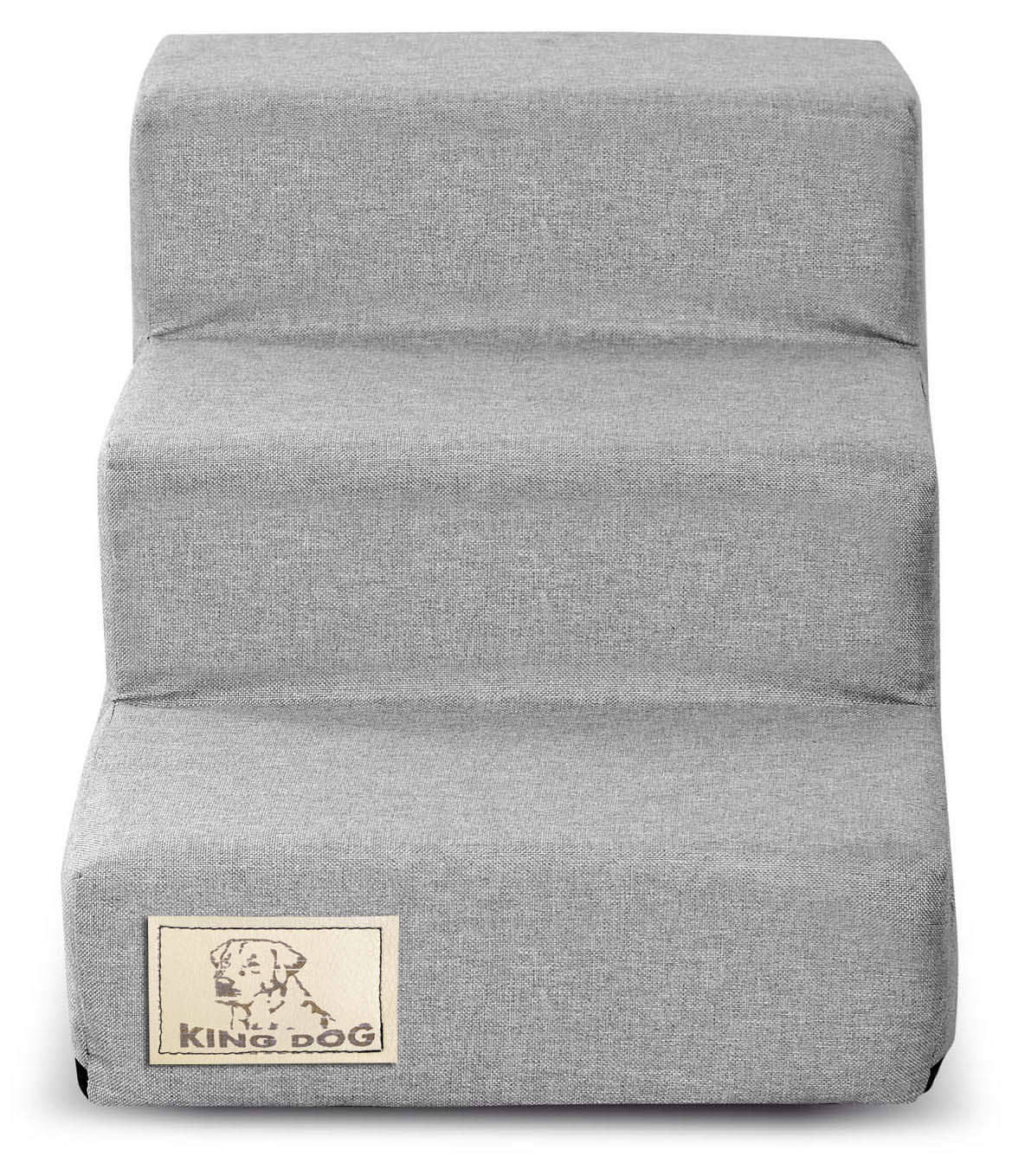 Schody 3 stopniowe rozbieralne, antyslip 45x30x30 cm len szary - | yesplease