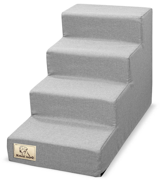 Schody 4 stopniowe rozbieralne, antyslip 60x40x30 cm len szary - | yesplease