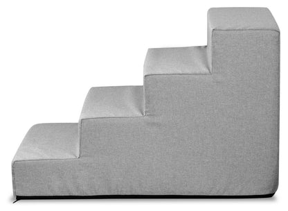 Schody 4 stopniowe rozbieralne, antyslip 60x40x30 cm len szary - | yesplease