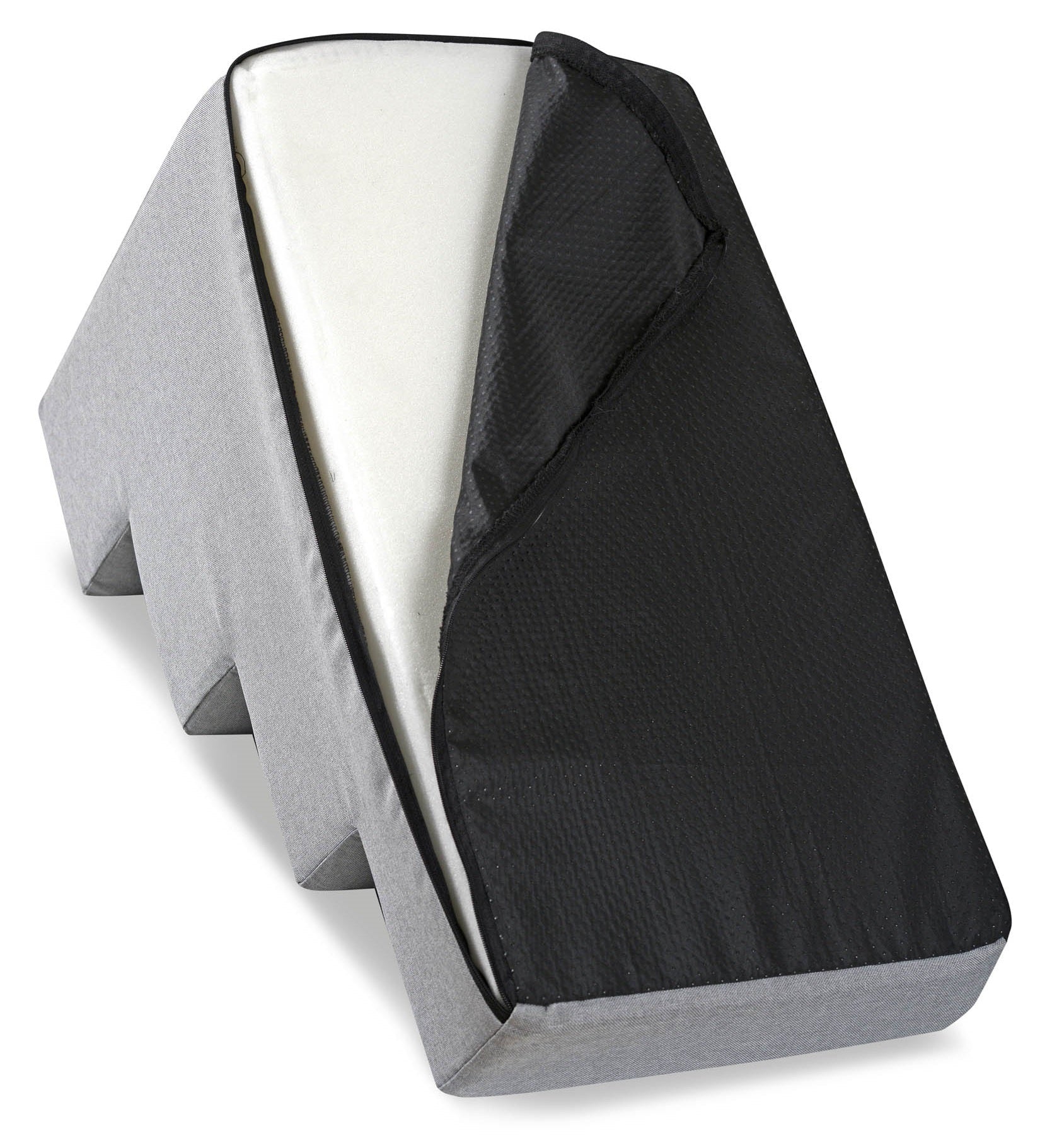 Schody 4 stopniowe rozbieralne, antyslip 60x40x30 cm len szary - | yesplease