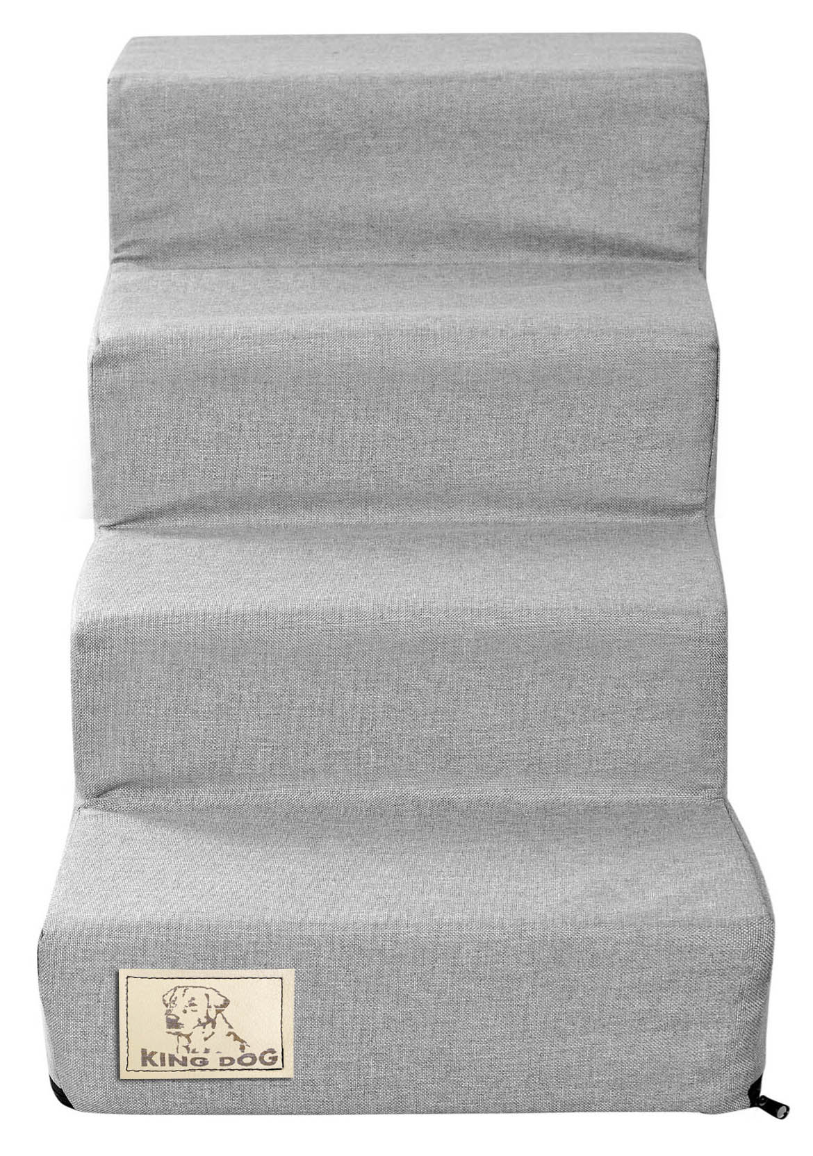 Schody 4 stopniowe rozbieralne, antyslip 60x40x30 cm len szary - | yesplease