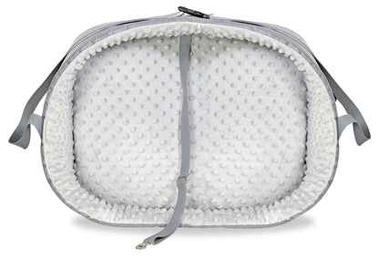 Transporter samochodowy 50x40 cm minky szary - | yesplease